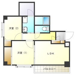 サクセスパレス桜塚の物件間取画像